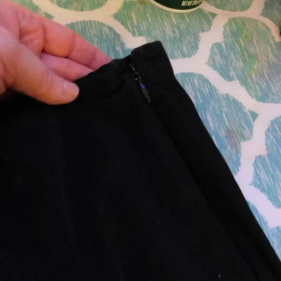 Eileen Fisher High Waist Slim Ankle Pants Black XL - Picture 7 of 8